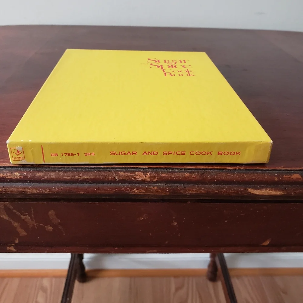 1970's Sugar & Spice Cookbook by Audrey McGaffin Boxed
